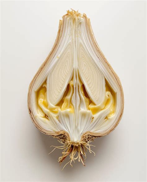 Illustration d'un bulbe de Crocus sativus en coupe montrant les trois stigmates rouges caractéristiques