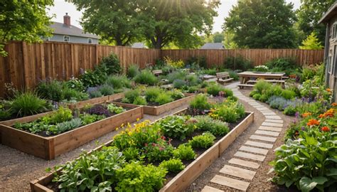 Exemple d'un jardin durable intégrant des plantes locales nécessitant peu d'eau