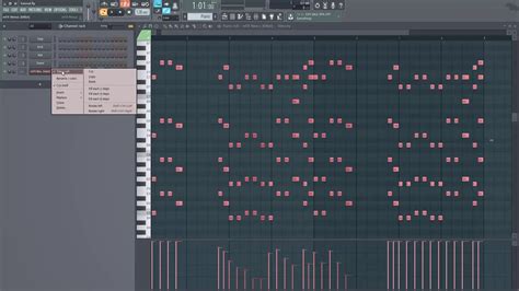 Interface de FL Studio avec le Piano Roll visible