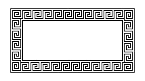 Nappe avec bordure grecque