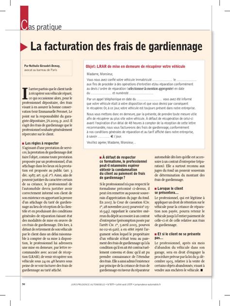 Panneau indiquant les frais de gardiennage et les conditions de retrait