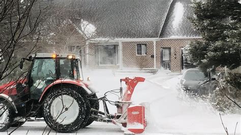problèmes de déneigement résidentiel