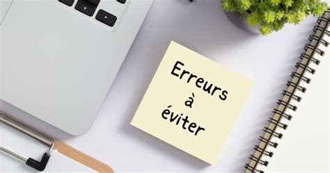Infographie sur les erreurs à éviter dans l'appréciation