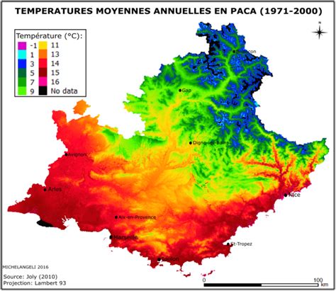 Carte climatique Haute-Loire