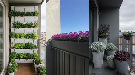 Balcon végétalisé avec jardinières