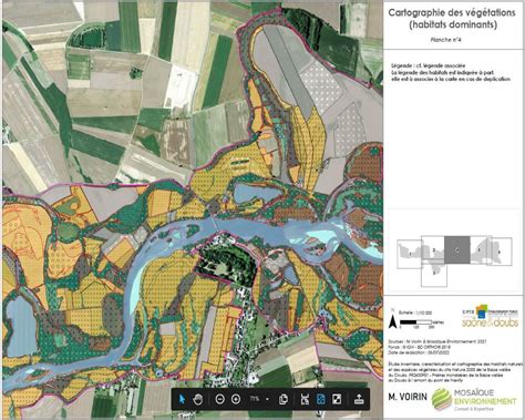 Cartographie du site Natura 2000 de la Vallée de la Seille