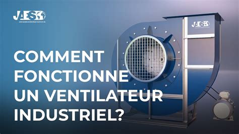 Schéma de principe d'un ventilateur industriel à haute performance pour copeaux de bois