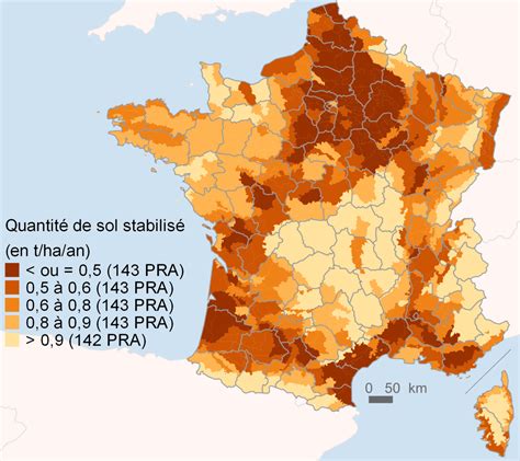 Carte mondiale de la qualité des sols, mettant en évidence les zones dégradées