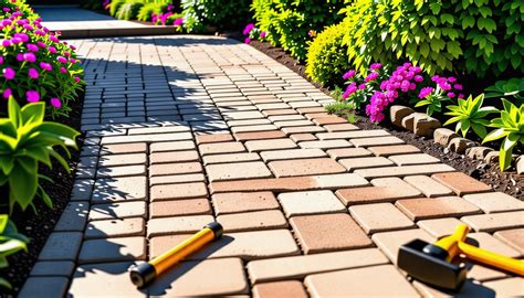 Exemples d'aménagements paysagers avec des pavés