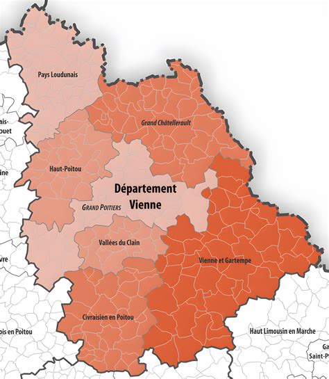 Carte du territoire de la Communauté de communes Vienne et Gartempe