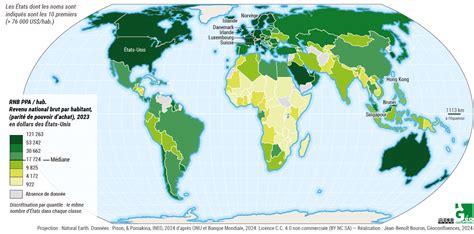 Carte de la distribution mondiale des Araliaceae