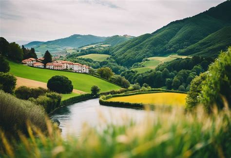 Paysage rural et zones agricoles du Pays Basque