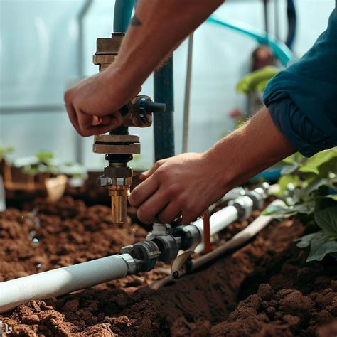 Système d'irrigation durable dans une serre maraîchère