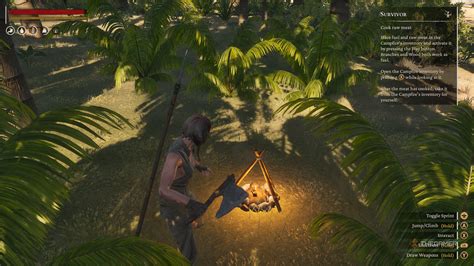 feu de camp conan exiles cuisson viande