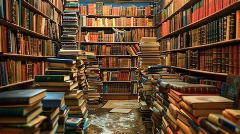 Image d'une bibliothèque avec des livres de philosophie et d'art
