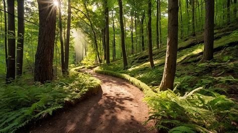 Carte de la Forêt des Abraknydes avec un chemin sinueux