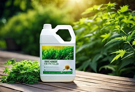 Bouteille de désherbant chimique avec étiquette