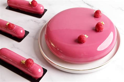 Abricotier avec glaçage miroir