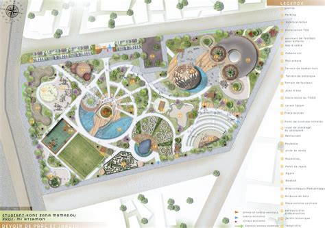 Plan détaillé d'un jardin urbain de 150 m² optimisé selon les principes de la permaculture