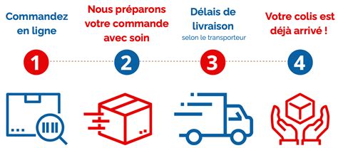 Infographie sur les étapes de commande de pièces détachées en ligne