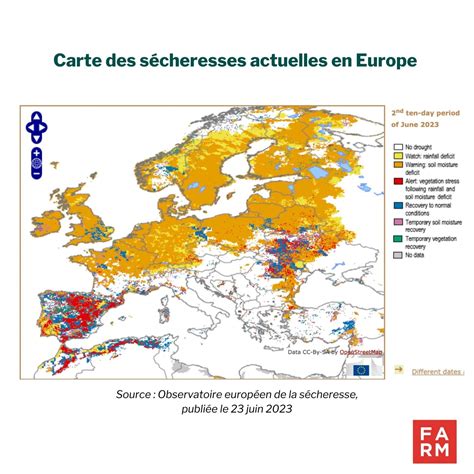 Paysage sahélien avec des signes de sécheresse