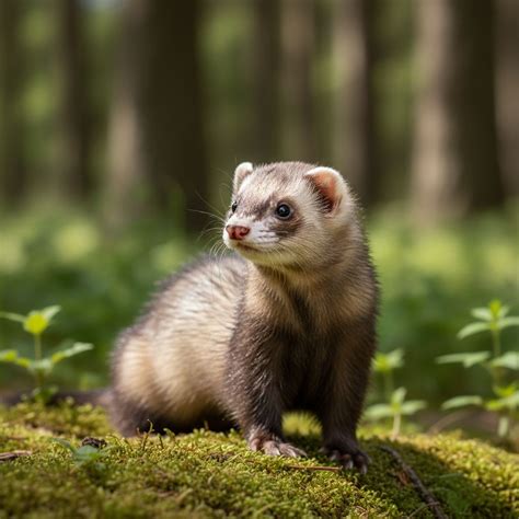 Représentation artistique de furet dans l'histoire