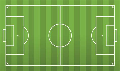 Illustration représentant un terrain de football stylisé avec des icônes de smartphones et de statistiques