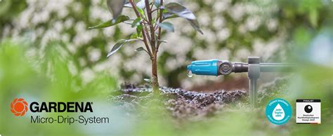 Exemple d'installation Micro-Drip-System GARDENA