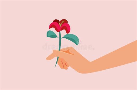 Illustration d'une main donnant une fleur à une autre main, symbolisant le don désintéressé