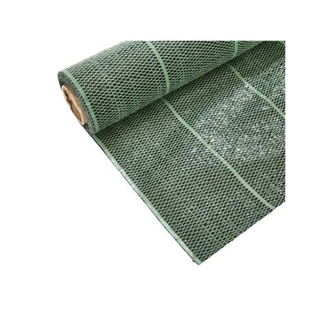 Schéma illustrant la structure poreuse d'une toile de paillage tissée permettant l'échange air-eau