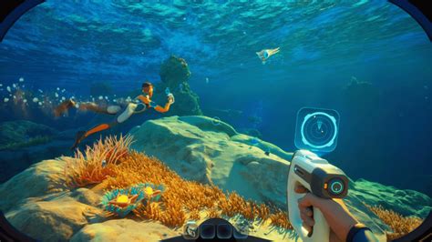 Vue panoramique du monde sous-marin de Subnautica