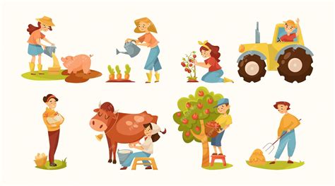 Icônes des différentes activités agricoles
