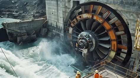 Turbine de centrale hydroélectrique en bronze