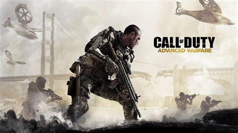Image d'un soldat utilisant un grappin dans Call of Duty Advanced Warfare