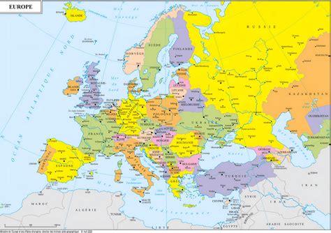 Carte des activités d'Axéréal en Europe