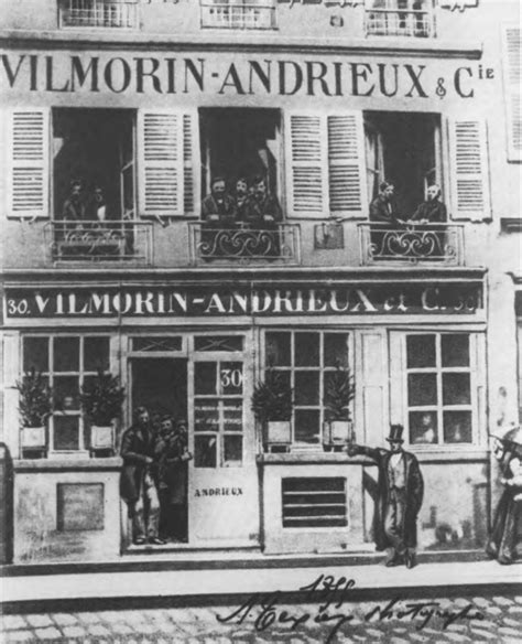Magasin historique de Vilmorin-Andrieux, l'une des premières entreprises semencières