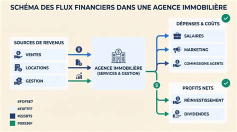 Schéma représentant les flux financiers d'un auto-entrepreneur