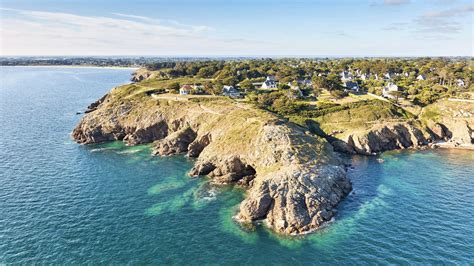 Vue aérienne de la presqu'île de Plougastel-Daoulas