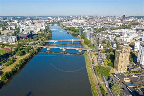 Vue aérienne du MIN de Nantes et de ses infrastructures logistiques