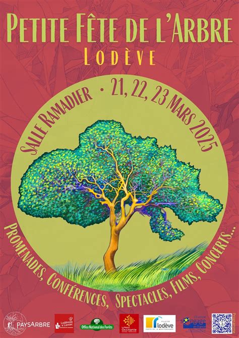 Photo de la Fête de l'arbre à Montesquieu, illustrant l'affluence et l'intérêt du public