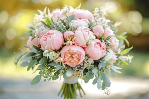 Bouquet de mariée en fleurs de papier avec des roses et des feuilles vertes