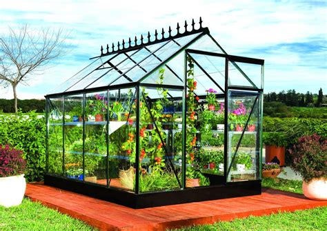 Image d'une serre moderne avec des plantes