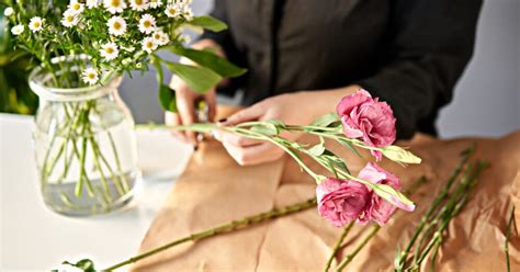 Infographie comparant l'empreinte écologique des fleurs fraîches coupées versus les fleurs stabilisées