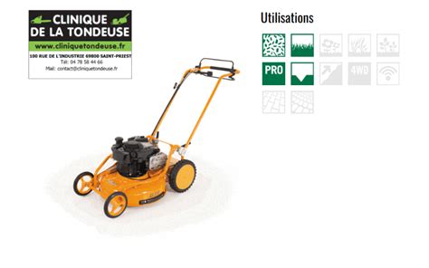 Vue d'ensemble de la tondeuse AS 510 ProClip dans un environnement paysager professionnel