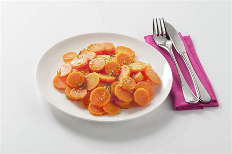 Assiette de carottes cuisinées