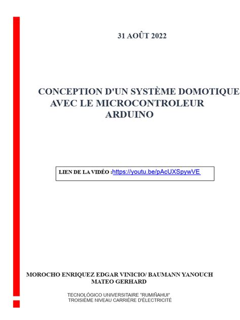 Exemple d'intégration d'un système Arduino à une plateforme domotique