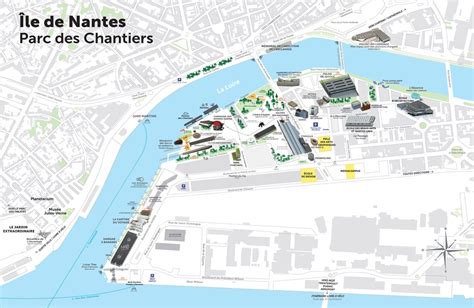 Plan des anciens Chantiers Dubigeon à Nantes