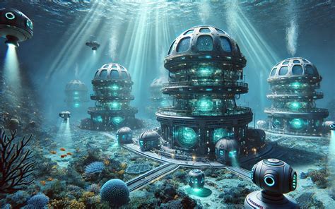 Structure d'une base sous-marine en titane