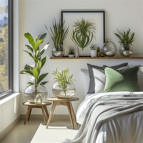 Plantes d'intérieur dans une chambre