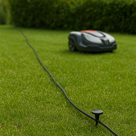 Exemple de zones difficiles pour un robot tondeuse à câble